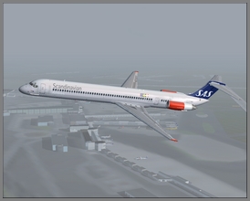 MD80 Scandinavian Airlines Danmark